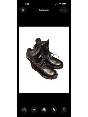 Ozark Trail Women's Lace Up Combat Boots size 8